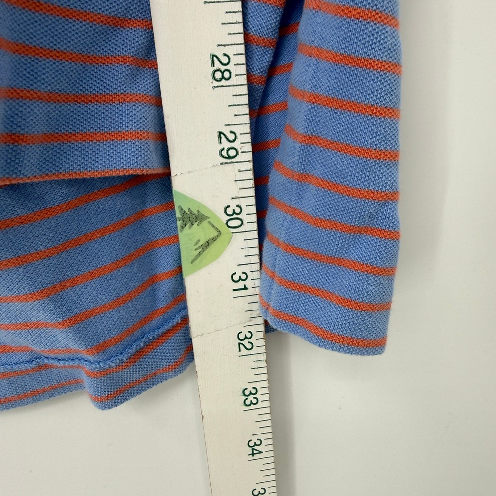 Vintage Polo Ralph Lauren Polo Shirt Mens XL Blue Orange Stripe Retro 90s Preppy - Picture 6 of 8